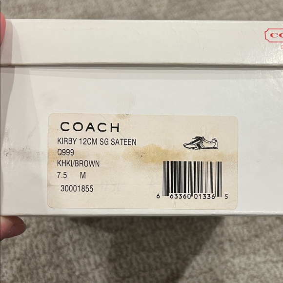 Coach Women's Signature Brown and Black Sneakers - Picture 9 of 9